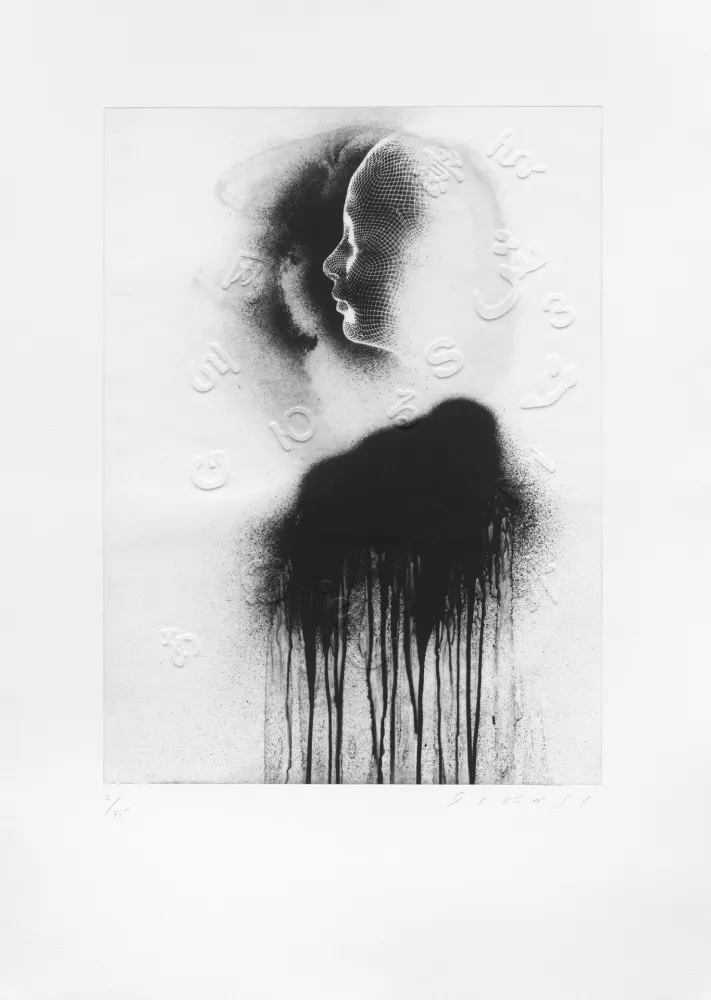 Гравюра Plensa - Suite MW 02