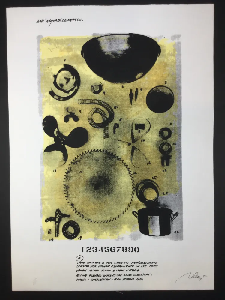 Литография Plessi - Untitled 