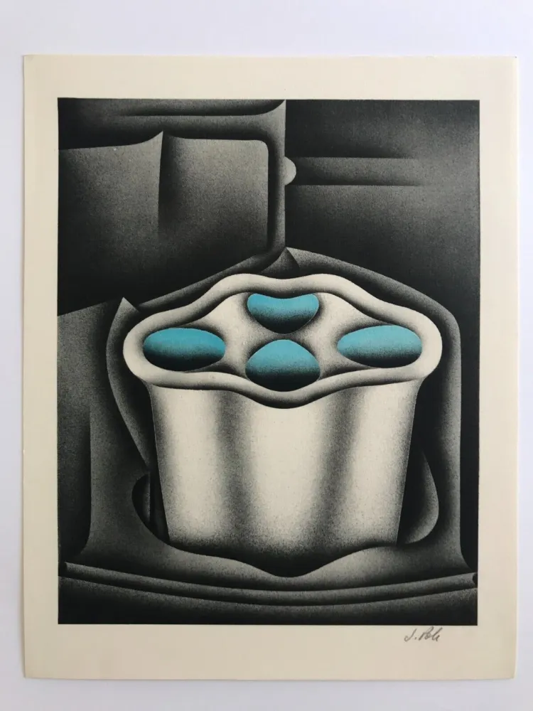 Литография Poli - Gazomètres