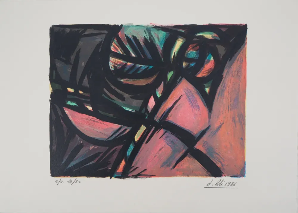 Литография Poli - Le printemps