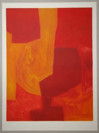 Литография Poliakoff - Composition gouache 1969
