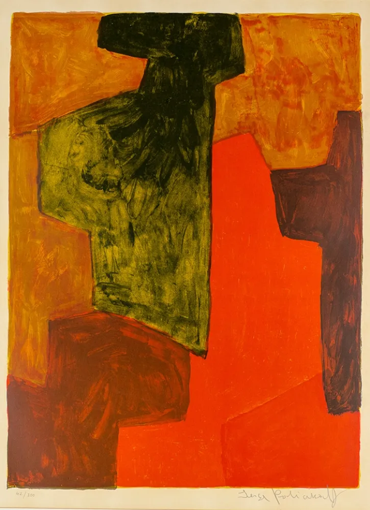 Нет Никаких Технических Poliakoff - Composition orange et verte