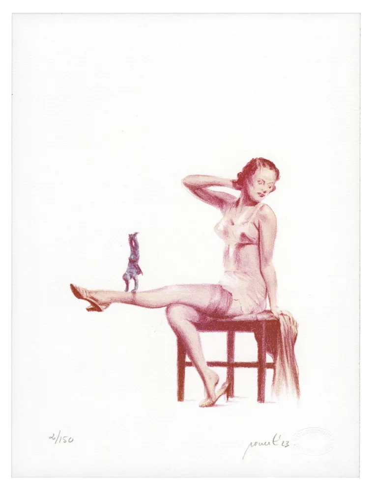 Литография Pomet - Rodéo