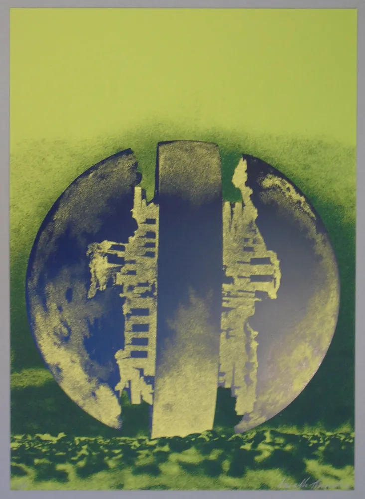 Литография Pomodoro - Composizione