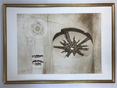 Офорт И Аквитанта Pomodoro - Grande disco