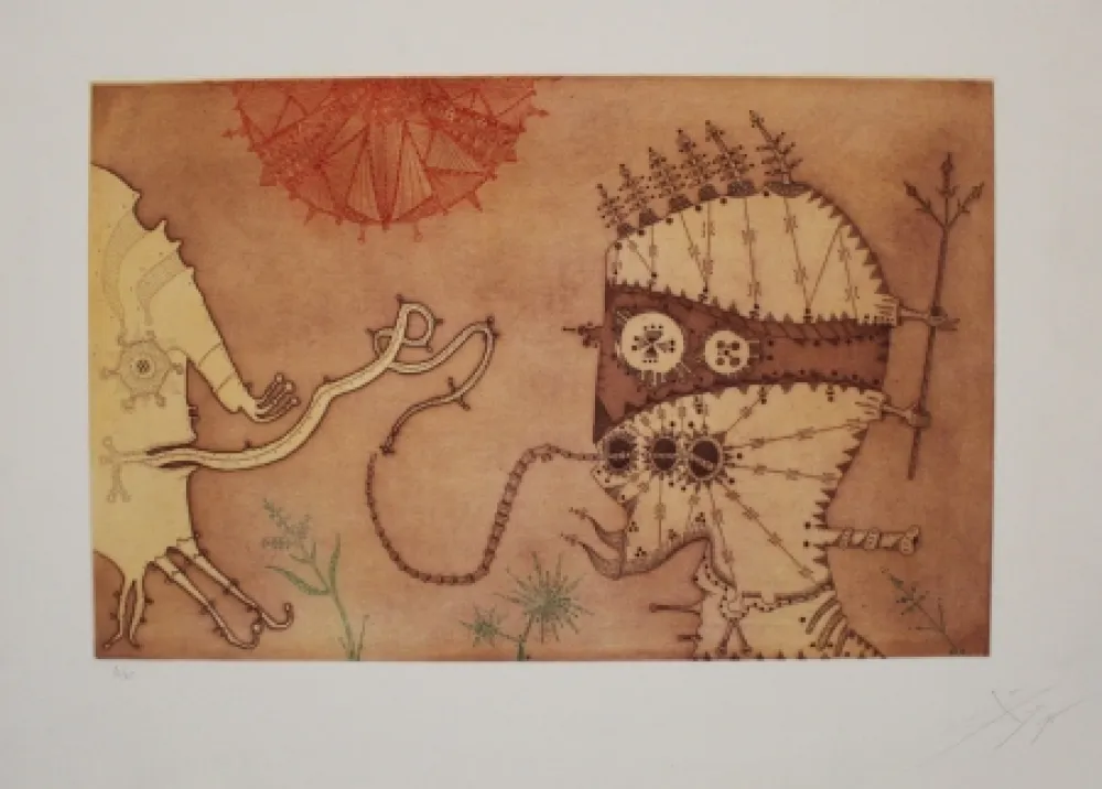 Офорт И Аквитанта Ponç - Amor