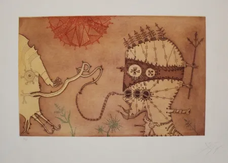 Офорт И Аквитанта Ponç - Amor