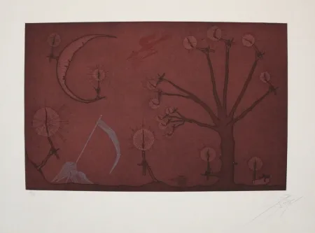 Офорт И Аквитанта Ponç - Capvespre Màgic / Enchanted Evening