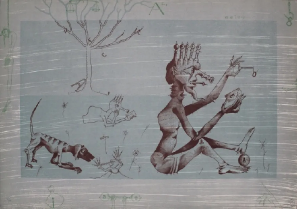 Литография Ponç - Gos-1 / Dog-1