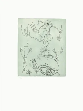 Гравюра Ponç - Homenaje a Bruhegel (sic!)