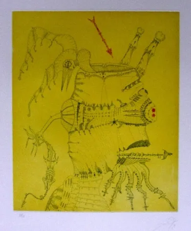 Офорт И Аквитанта Ponç - Hommage à Durer