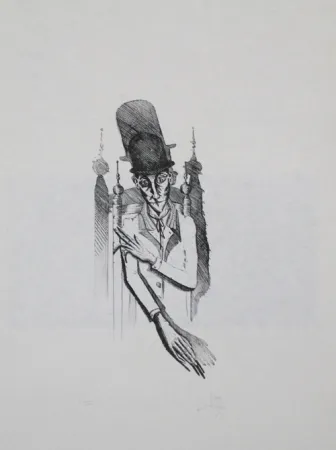 Гравюра Ponç - Kafka 7