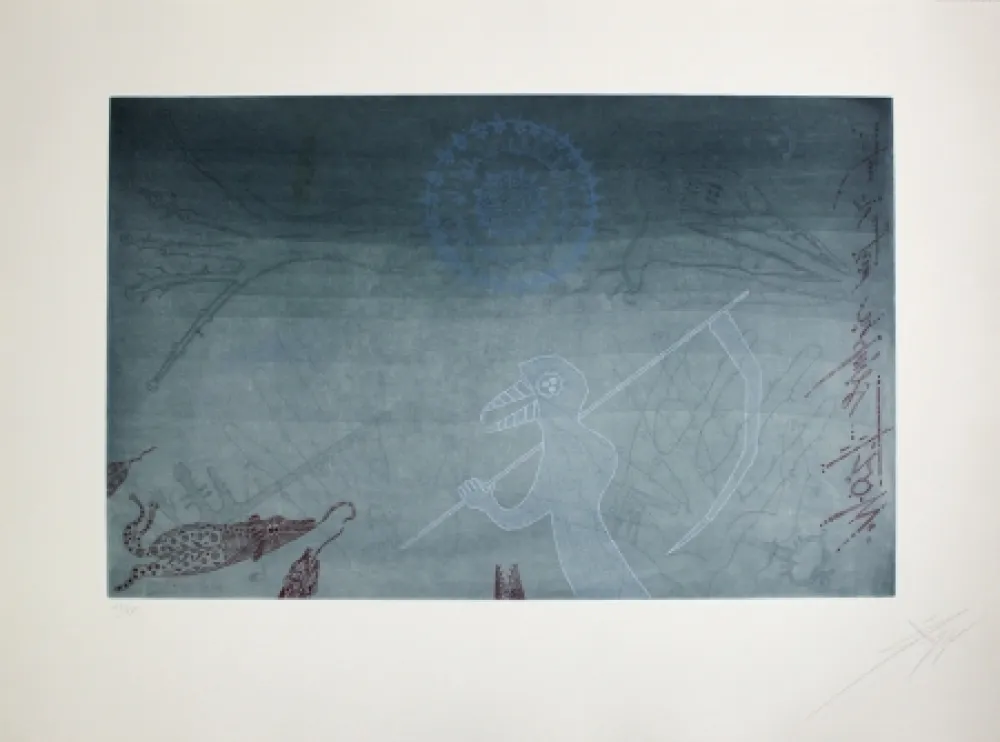 Гравюра Ponç - La mort dels mosquits (Death of the Mosquitos)