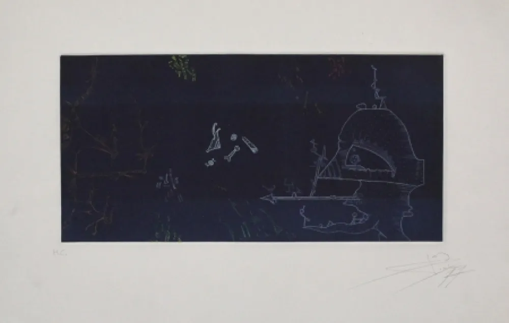 Гравюра Ponç - Musée d'Art Moderne de la Ville de Paris