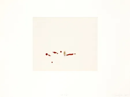 Гравюра Porter - Red drips