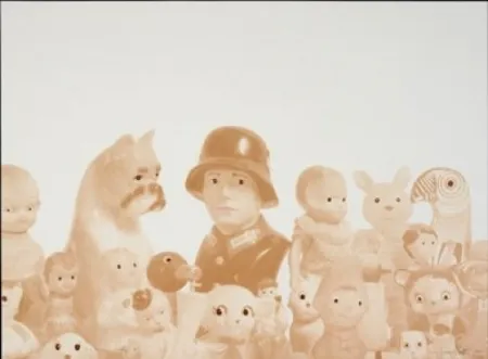 Литография Porter - Sin título con nazi