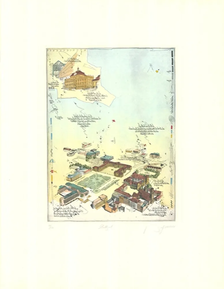 Офорт И Аквитанта Portugall - Stuttgart