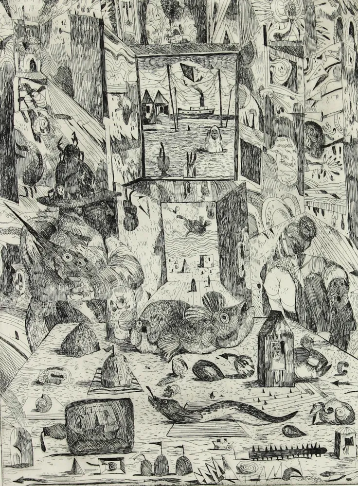 Литография Possenti - SENZA TITOLO