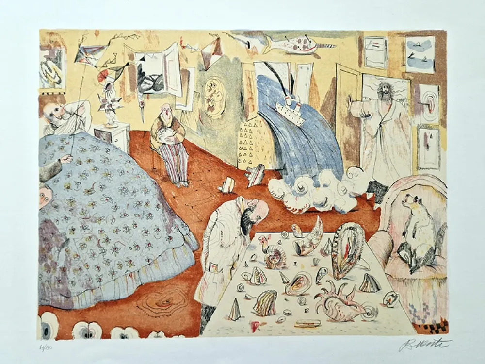 Литография Possenti - Stanza del marinaio