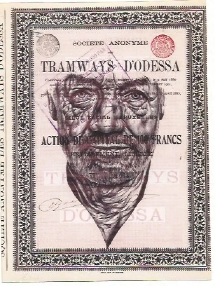 Гравюра Сухой Иглой Powell - For all the lights of a Christmas tree, it still dies