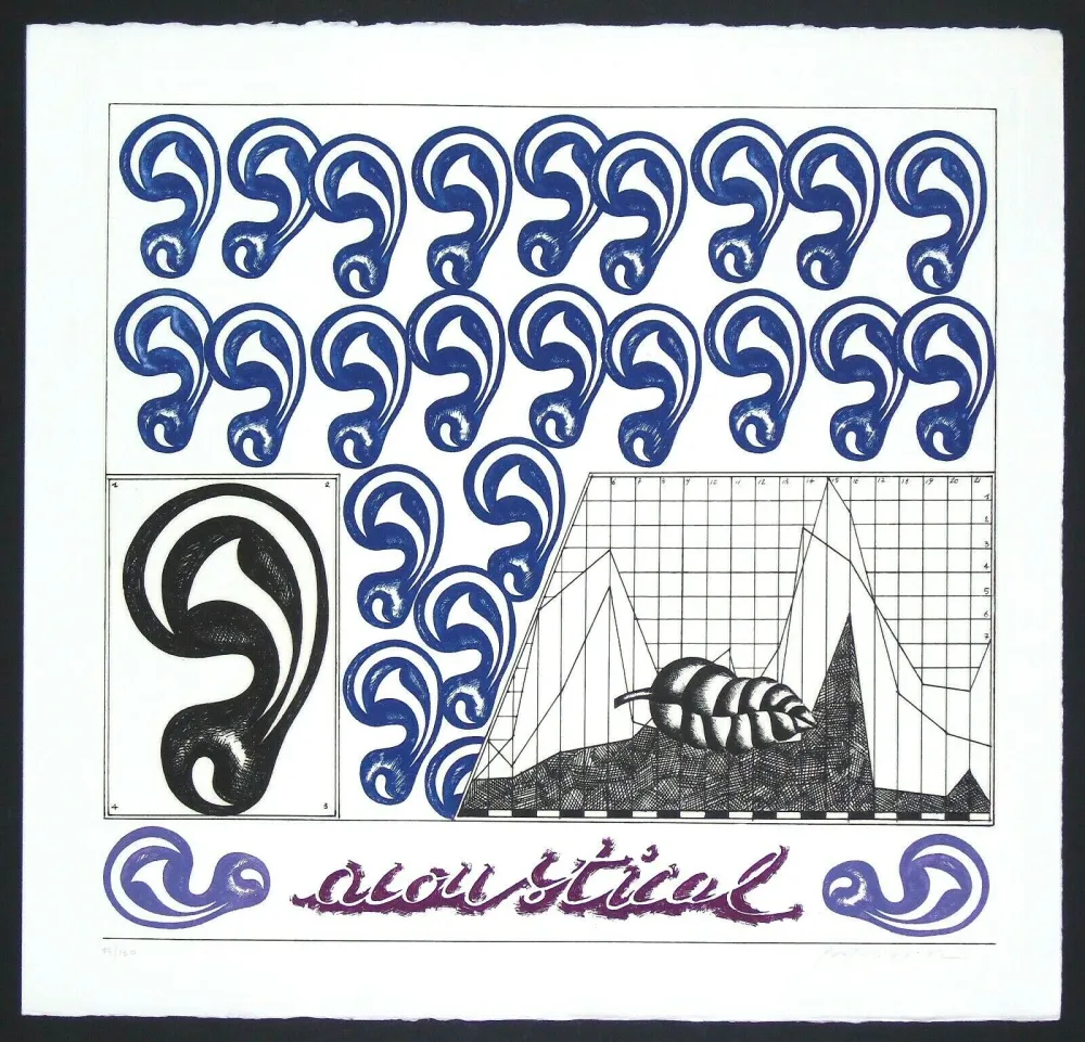 Гравюра Pozzati - Acoustical