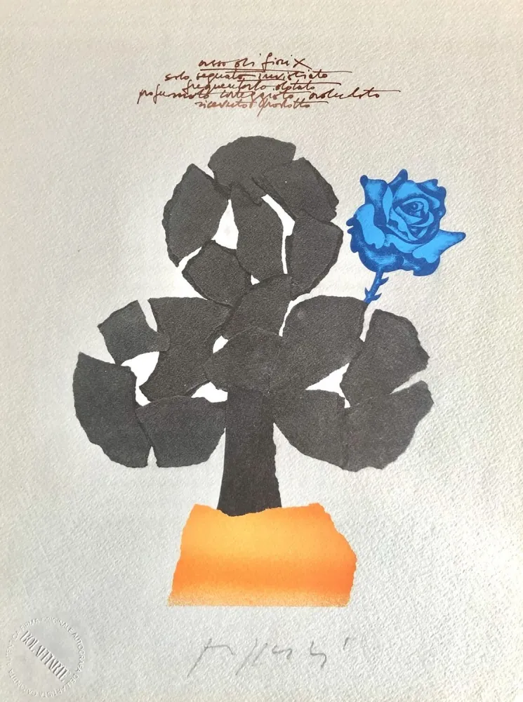 Гашение Pozzati - Fiori (Flowers)