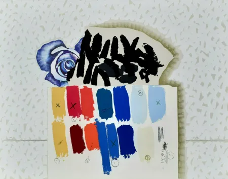 Литография Pozzati - I campioni colorati