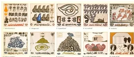 Офорт И Аквитанта Pozzati - L'anatomia della bellezza