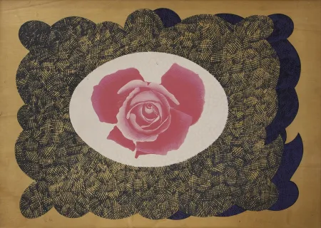 Литография Pozzati - SENZA TITOLO