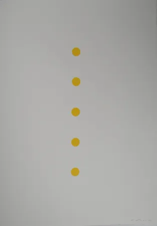 Литография Prantl - Alignement Jaune 