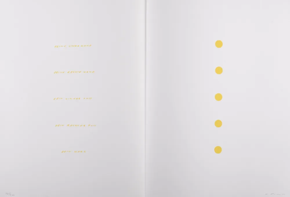 Литография Prantl - Dein Herz, 1979 - Hand-signed