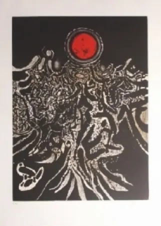 Офорт И Аквитанта Prassinos - Nuit marine