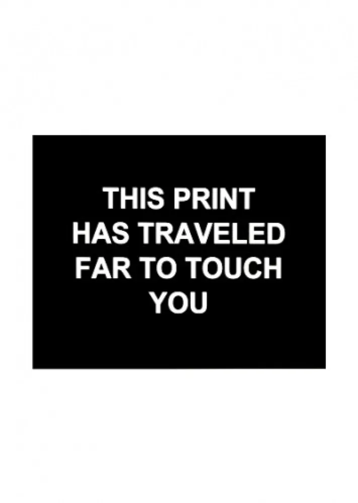 Гравюра Prouvost  - This print has traveled far to touch you