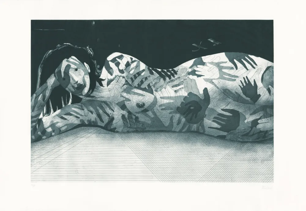 Гравюра Prudhomme - Sans Titre (Mains positives, Mains négatives)