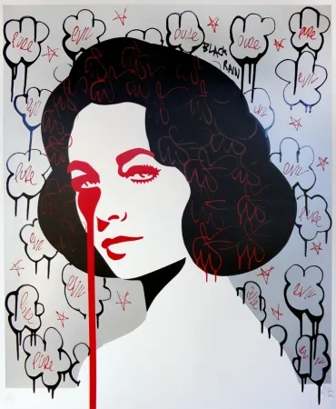 Сериграфия Pure Evil - Eddie Fisher's nightmare (silver popcorn)