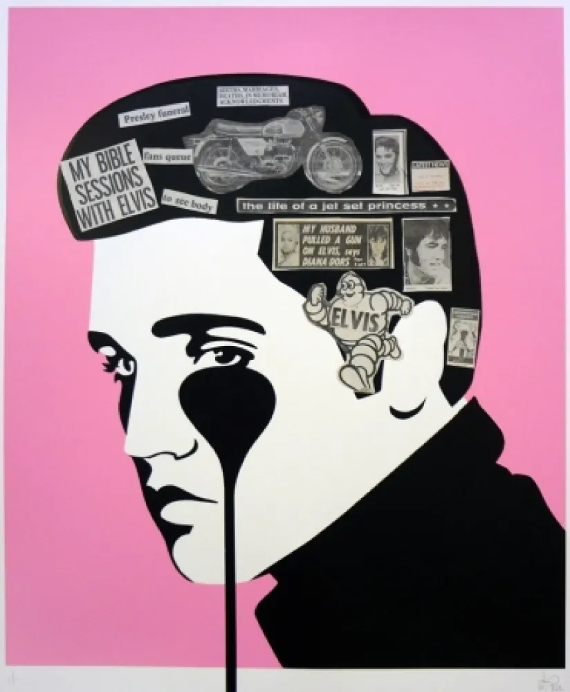 Многоэкземплярное Произведение Pure Evil - Pure Elvis handfinished - Michelin man