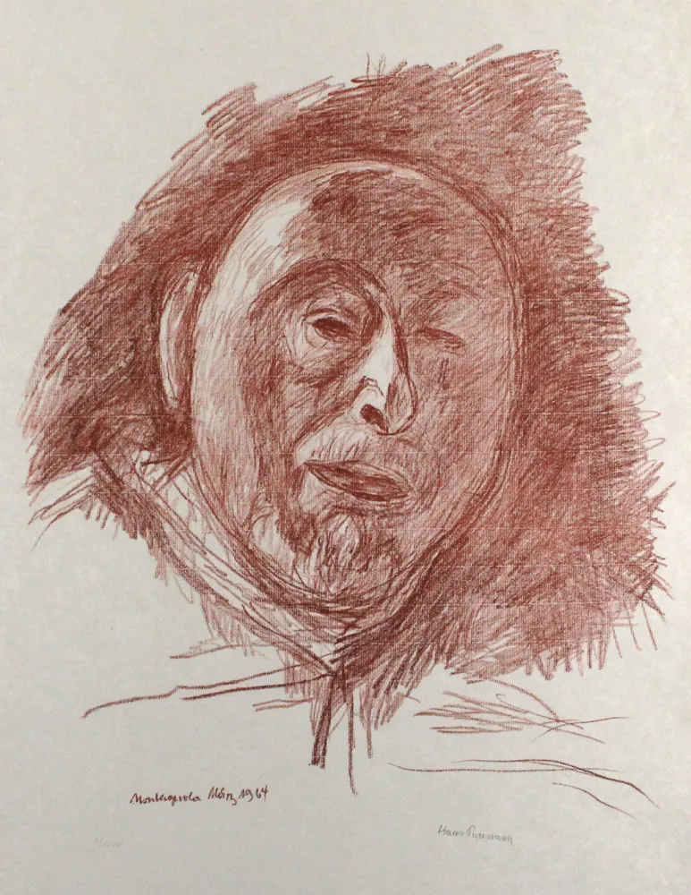 Литография Purrmann - Selbstbildnis