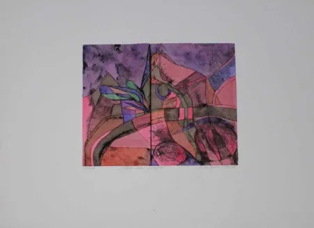 Гравюра Сухой Иглой Pyroth - Allerlei innen.  Zwiefach.