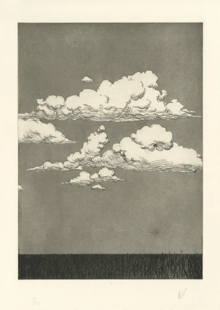 Гравюра Rabaté - Paysage dans le Désordre