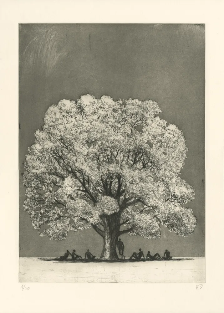 Гравюра Rabaté - Paysage dans le Désordre