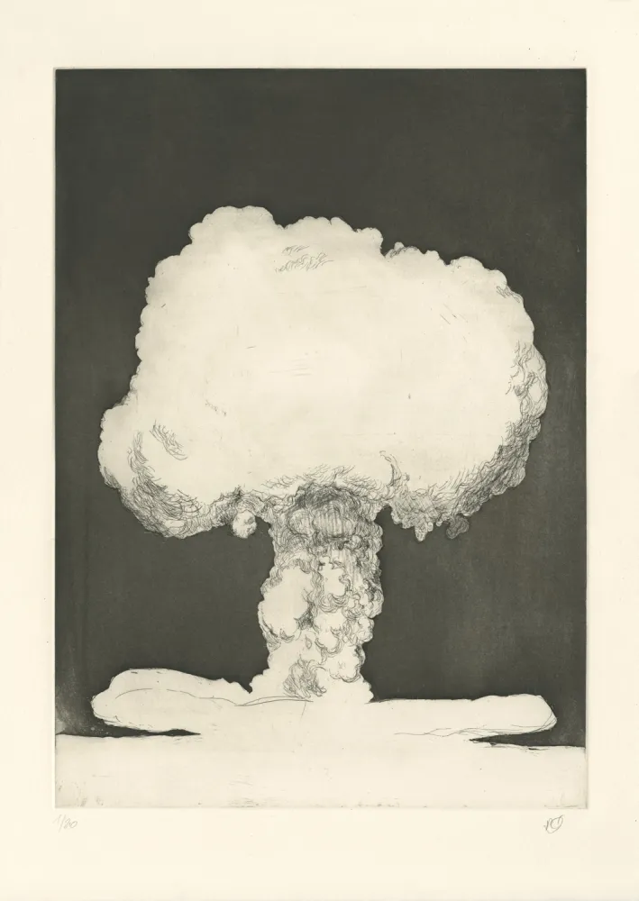 Гравюра Rabaté - Paysage dans le Désordre