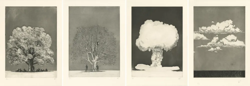 Гравюра Rabaté - Paysage dans le Désordre (Suite)