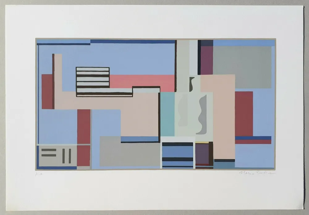 Сериграфия Radice - Composizione Tav. 1