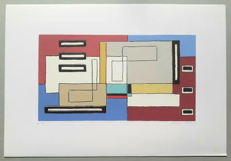 Сериграфия Radice - Composizione Tav. 10