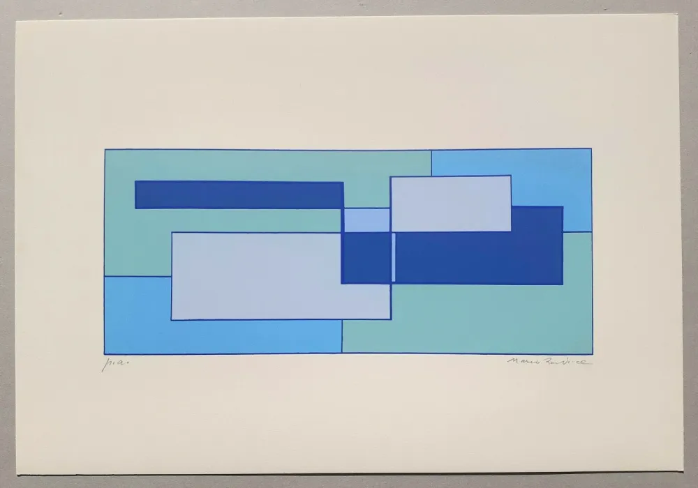 Сериграфия Radice - Composizione Tav. 4