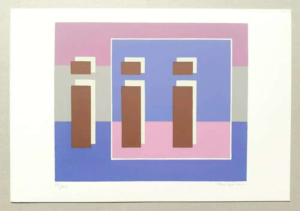 Сериграфия Radice - Composizione Tav. 5