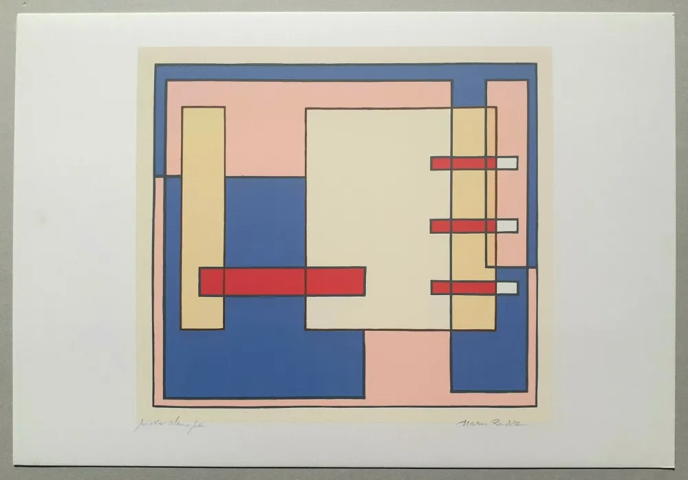 Сериграфия Radice - Composizione Tav. 6