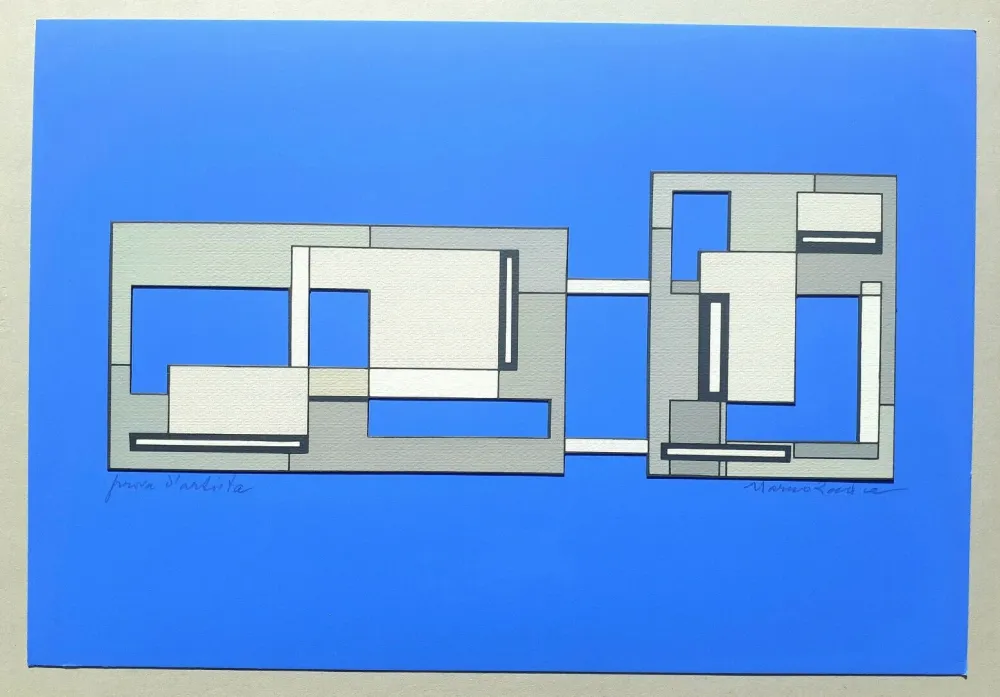 Сериграфия Radice - Composizione Tav. 7