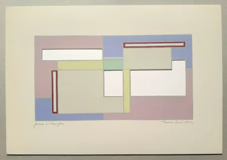 Сериграфия Radice - Composizione Tav. 8