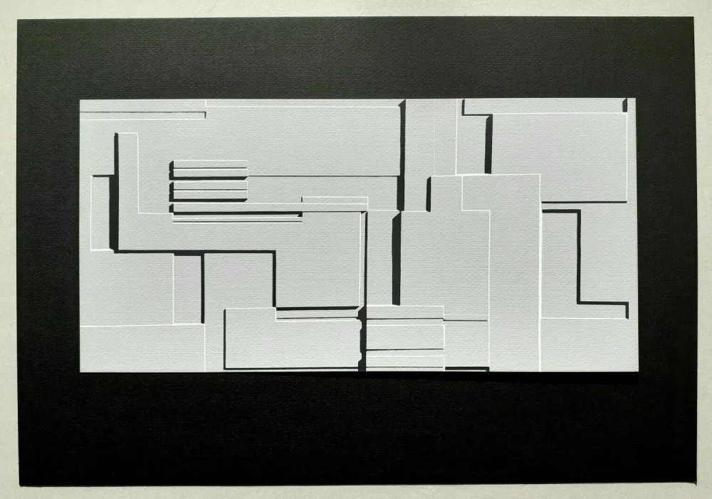 Сериграфия Radice - Composizione Tav. 9